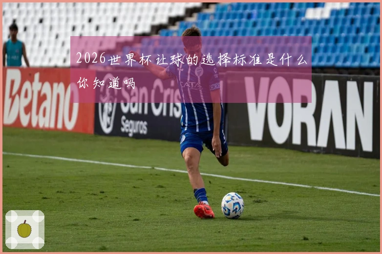 2026世界杯让球的选择标准是什么你知道吗